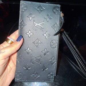 Louis Vuitton Black Monogram pouch